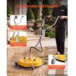 Curatitor pavaje pentru masina de spalat cu presiune, Diametru 508 mm, 4 x roti, 138-276 bar, debit pana la 15 l/min, Inox/ABS
