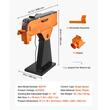 Slefuitor profesional cu banda 76x2007 mm, 2100 W, 900 rpm, unghi reglabil de la 0° la 45°, orificiu de colectare a prafului