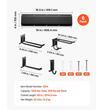 Organizator scule si unelte, max 544 kg, 6 x sine, 16 x carlige, Lungime 251 cm