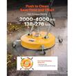 Curatitor pavaje pentru masina de spalat cu presiune, Diametru 508 mm, 4 x roti, 138-276 bar, debit pana la 15 l/min, Inox/ABS