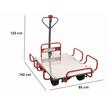 Carucior electric tip platforma, GeoTech E-Truck 400, 40V 6Ah, max 400 kg, 400W, Dimensiuni platforma 121x85 cm, 6 km/h