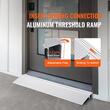 Rampa de prag din aluminiu, 18.3 x 86.4 x 2.5 cm, Inaltime 25 mm, max 360 kg