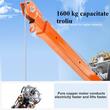 Macara cu troliu electric pentru camionete, Capacitate 500 kg, Control pivotant 360°, Brat telescopic