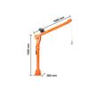Macara cu troliu electric pentru camionete, Capacitate 500 kg, Control pivotant 360°, Brat telescopic