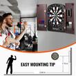Board Darts electronic, Retro design, 1-8 jucatori, 40 de jocuri cu 590 de variante, 12 sageti cu varf moale, 60 de ace de sageti inlocuibile