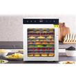 Deshidrator fructe si legume, Inox, 800 W, 10 tavi, Temperatura reglabila, Panou digital, Temporizator