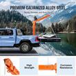 Macara cu troliu electric 12V pentru camionete, Capacitate 1000 kg, Control pivotant 360°, Brat telescopic
