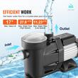 Pompa pentru piscina cu filtru detasabil, 2 Viteze, 1100 W, Debit 19200 l/h, inaltime pompare 17 m