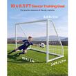 Poarta fotbal cu plasa, Portabila, Lungime 300cm, Inaltime 200 cm, PVC, Geanta depozitare