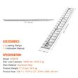 Set 2 rampe pentru incarcare /descarcare capacitate maxima 4536 Kg, Aluminiu, 2745 x 380 x 82 mm