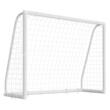 Poarta fotbal cu plasa, Portabila, Lungime 244 cm, Inaltime 182 cm, PVC, Geanta depozitare