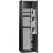 Dulap arme cu cifru, 2 x chei de urgenta, 350x300x1447 mm, 5 arme, Alarma, Lumina led, Blocare automata, cutie pistol detasabila
