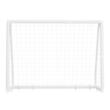 Poarta fotbal cu plasa, Portabila, Lungime 244 cm, Inaltime 182 cm, PVC, Geanta depozitare