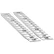 Set 2 rampe pentru incarcare /descarcare capacitate maxima 2722 Kg, Aluminiu, 2400 x 380 x 72 mm