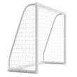 Poarta fotbal cu plasa, Portabila, Lungime 244 cm, Inaltime 182 cm, PVC, Geanta depozitare