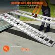 Set 2 rampe pentru incarcare /descarcare capacitate maxima 2722 Kg, Aluminiu, 2400 x 380 x 72 mm