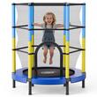 Mini trambulina pentru copii, max 60 kg, Diametru 142 cm, plasa inchidere, cadru otel