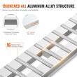 Set 2 rampe pentru incarcare /descarcare capacitate maxima 2722 Kg, Aluminiu, 2400 x 380 x 72 mm
