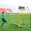 Poarta fotbal de recul pentru antrenament, 2210x1160x2000 mm, Portabila, sac transport