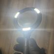 Lupa de mana cu iluminare led Strend Pro Premium, 100 lm, 113x242x22 mm, 2xAA