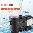 Pompa pentru piscina cu filtru detasabil, 2 Viteze, 1800 W, Debit 33000 l/h, inaltime pompare 16 m