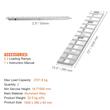 Set 2 rampe pentru incarcare /descarcare capacitate maxima 2722 Kg, Aluminiu, 1830 x 380 x 63 mm