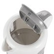 Fierbator electric cordless, capacitate 1.7 l, putere 2200 W, baza rotativa, Alb