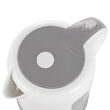 Fierbator electric cordless, capacitate 1.7 l, putere 2200 W, baza rotativa, Alb