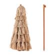 Umbrela pentru plaja, Diametru 1800 mm, Imitatie stuf, Otel/PP, Inaltime 2.1 m, Impermeabila 140 g
