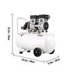 Compresor fara ulei, ultra silentios 68 dB, 750W, 50 l, 170 l/min, 8 Bar, 1450 rpm