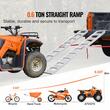 Set 2 rampe pentru incarcare /descarcare capacitate maxima 600 Kg, Aluminiu, 1980×305×51 mm