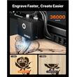 Masina de gravat cu laser 20 W, Zona de gravare 500 x 320 mm, Viteza 36000 mm/min, pentru lemn, piele, sticlă, anumite metale