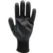 Set 12 manusi de lucru cauciucate, negre, Vorel 74078, marime XL