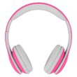 Casti Over the Ear pliabile, Street Kids Pink, Bluetooth, diametru difuzor 30mm, Microfon