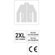 Pelerina de ploaie Vorel 74627, cu fermoar si gluga, marimea XXL, galbena