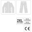 Costum impermeabil pentru ploaie, Vorel 74647, marimea 2XL, camuflaj