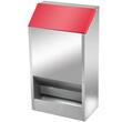 Hranitoare pentru pasari, Otel galvanizat, 35x21x45 cm, Capacitate 13.6 kg, 4 x alimentatoare apa