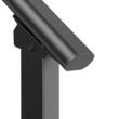 Balustrada otel, 1-2 trepte Vivatechnix, Dimensiune 1030 x 84 x 920 mm, Unghi reglabil 0° - 40°, Negru