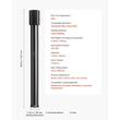 Carota pentru beton armat, Diamantata, Diametru 38 mm, Adancime gaurire 356 mm, Filet interior 1-1/4 in-7