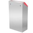 Hranitoare pentru pasari, Otel galvanizat, 35x21x45 cm, Capacitate 13.6 kg, 4 x alimentatoare apa