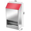 Hranitoare pentru pasari, Otel galvanizat, 35x21x45 cm, Capacitate 13.6 kg, 4 x alimentatoare apa