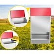 Hranitoare pentru pasari, Otel galvanizat, 35x21x45 cm, Capacitate 13.6 kg, 4 x alimentatoare apa