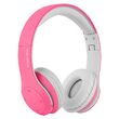 Casti Over the Ear pliabile, Street Kids Pink, Bluetooth, diametru difuzor 30mm, Microfon