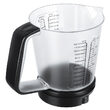 Cantar electronic de bucatarie, Bol gradat plastic 1.2 l, max 5 kg, precizie 1g, 2xAAA, LCD