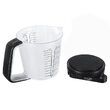 Cantar electronic de bucatarie, Bol gradat plastic 1.2 l, max 5 kg, precizie 1g, 2xAAA, LCD