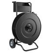 Dispozitiv carucior pentru banda de ambalare Otel/PE, 2 x roti, max 50 kg, miez 40 cm/20 cm