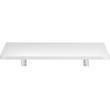 Birou de perete pliabil, Alb, 600x397x150 mm, Pal melaminat