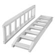 Set 2 rampe portabile pentru incarcare /descarcare capacitate maxima 4000 Kg, Aluminiu, 1830×380×105 mm
