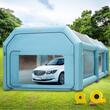 Cabina de vopsit, gonflabila, Vevor, 2 x suflante, 330/950W, dimensiune exterioara 8 x 4 x 3 m 