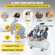 Compresor fara ulei, ultra silentios 58 dB, 550W, 9 l, 110 l/min, 8 Bar, 1440 rpm
